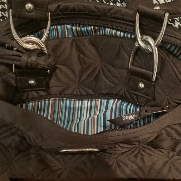 Chocolate Brown Quilted Donna Sharp Bag - Picture 8 of 9